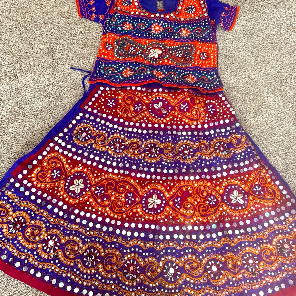 Choli top and bottom NWT one size indian